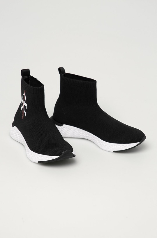 Calvin Klein Jeans - Topánky R1643.001 čierna AW20