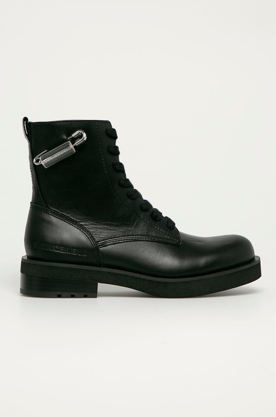 Calvin Klein Jeans - Kožené workery nezateplené černá R1573.001