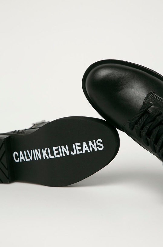 Calvin Klein Jeans - Kožené workery černá R1573.001