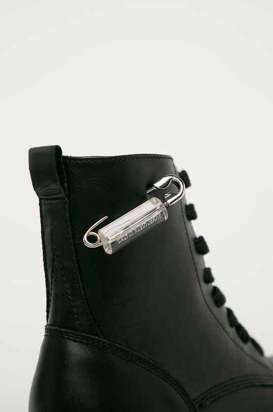 Calvin Klein Jeans - Kožené workery R1573.001 černá