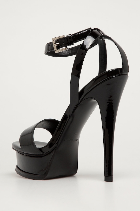 Obuv Miss Sixty - Kožené sandále 603QJ8590000 čierna