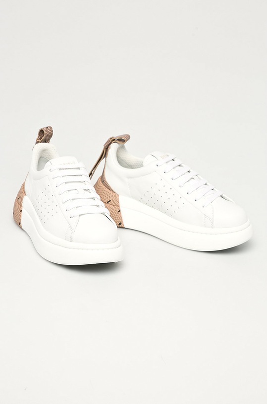 Red Valentino - Ghete de piele UQ0S0E11AVU alb AW20