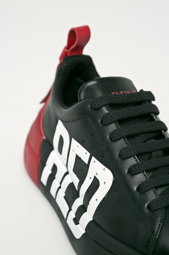 Red Valentino - Buty skórzane UQ0S0E11JIB czarny