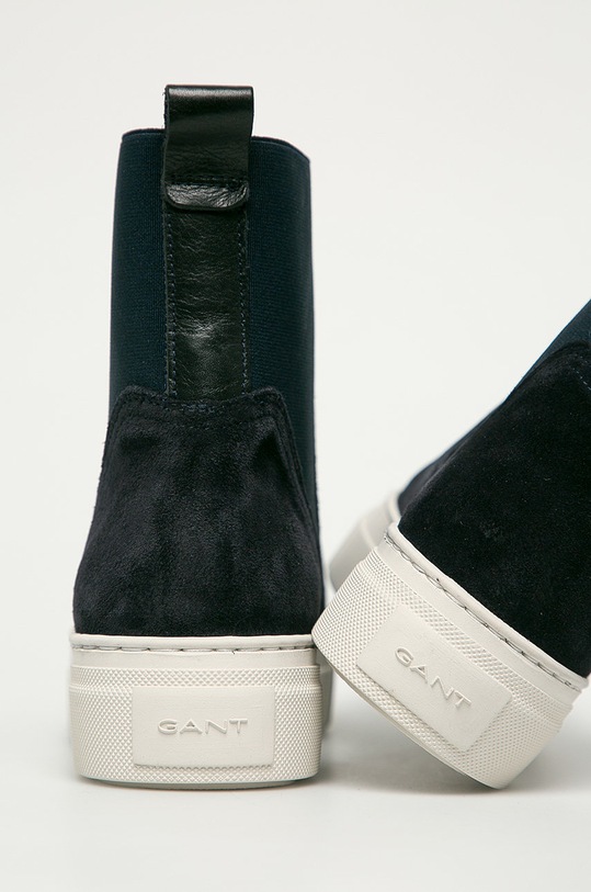 Gant - Kožené členkové topánky tmavomodrá 21553977.G69