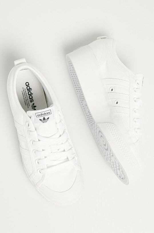 Tenisky adidas Originals Nizza Platform FV5322 bílá