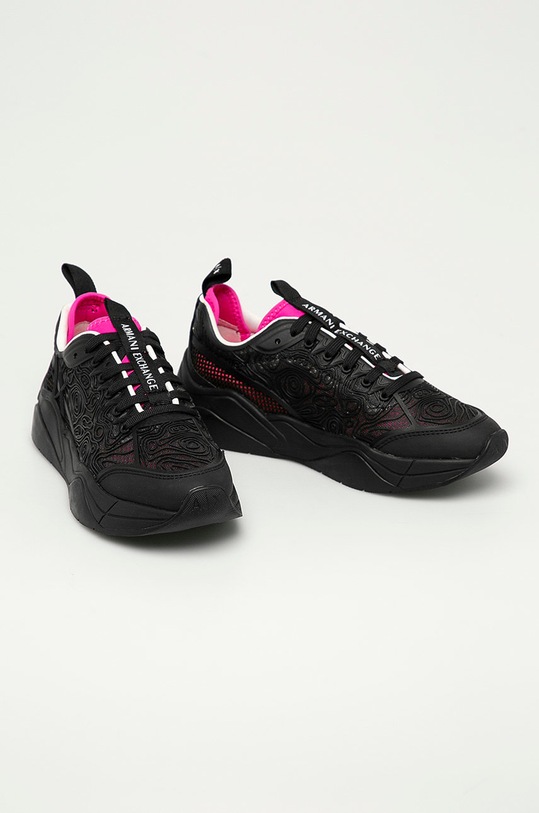 Armani Exchange - Pantofi XDX054.XV335 negru AW20