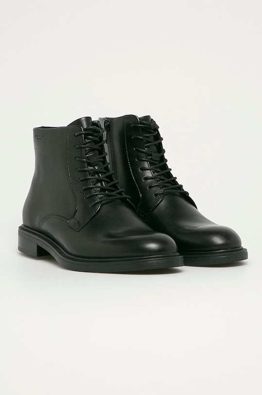 Vagabond Shoemakers - Kožené členkové topánky Amina 5003.401.20 čierna AW20