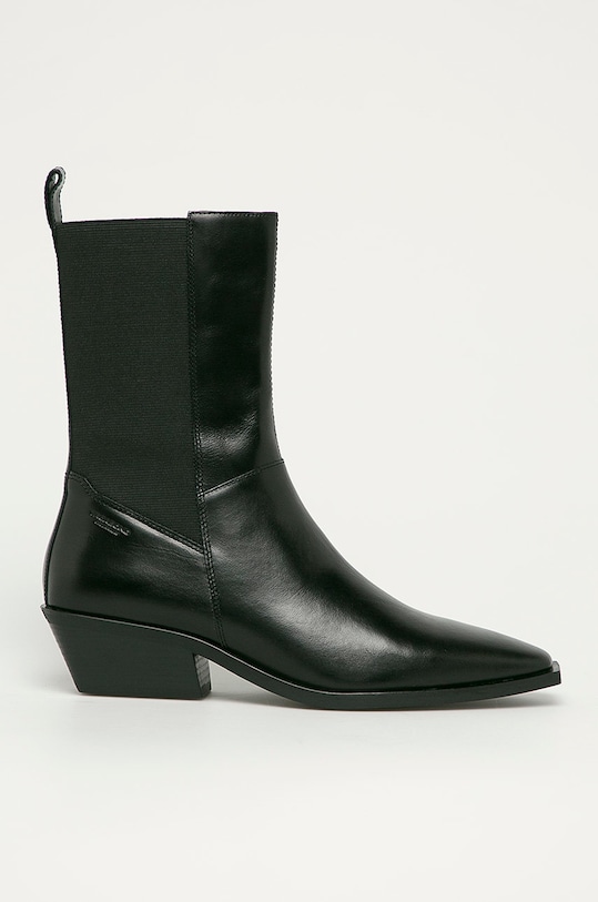 Vagabond Shoemakers - Kožené topánky Chelsea Ally usňová koža čierna 5011.101.20