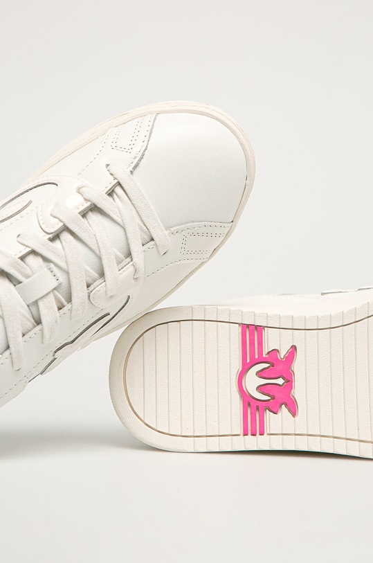 Pinko - Ghete de piele alb 1P21ZJ.Y6RG