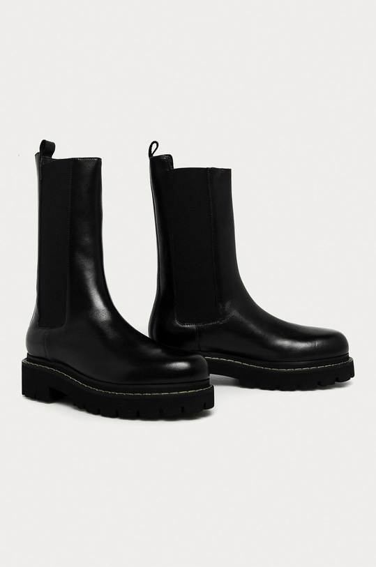 Pinko - Topánky Chelsea 1P21YU.Y6QS čierna AW20