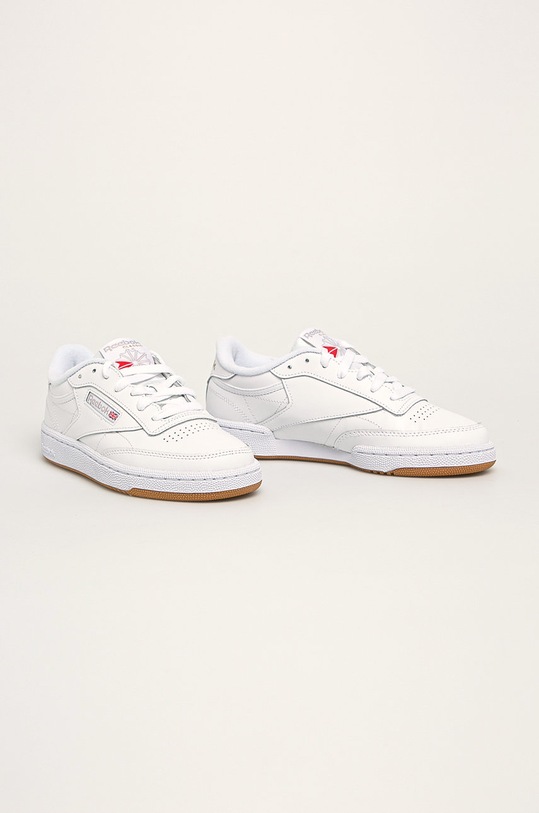 Reebok Classic sneakers din piele CLUB C 85 100000016 alb SS23