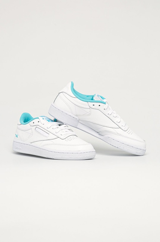 Reebok Classic - Ghete de piele Club C 85 FV1096 FV1096 alb AW20