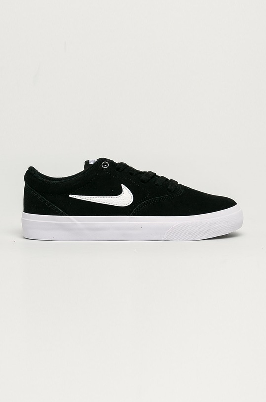 Nike Sportswear - Bőr cipő SB Charge Suede lapos fekete CQ2470