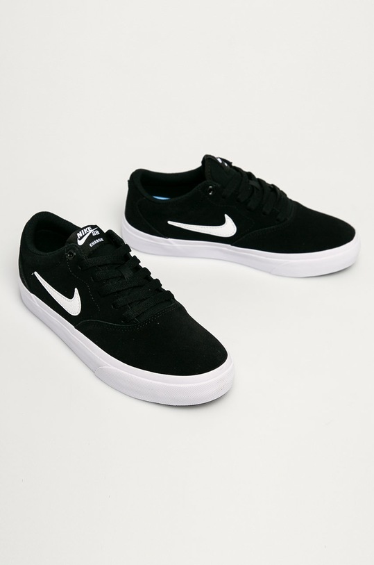 Nike Sportswear - Bőr cipő SB Charge Suede CQ2470 fekete SS20