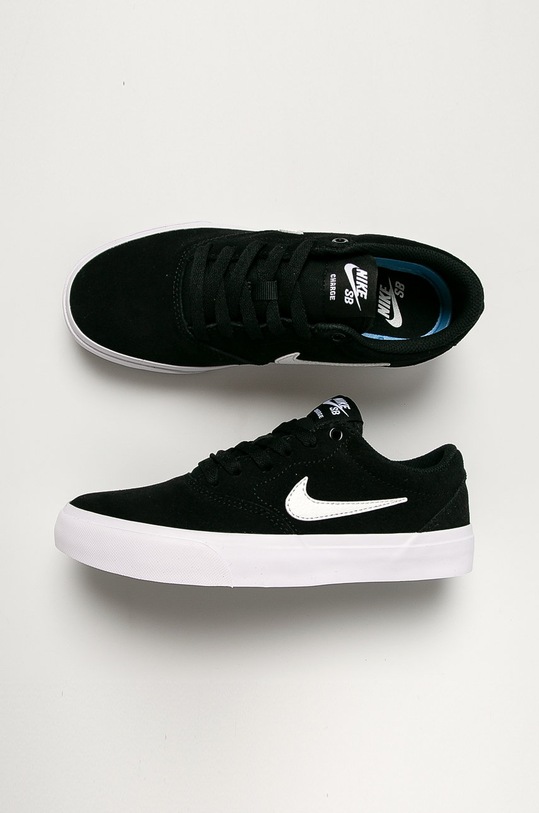 Nike Sportswear - Bőr cipő SB Charge Suede fekete CQ2470