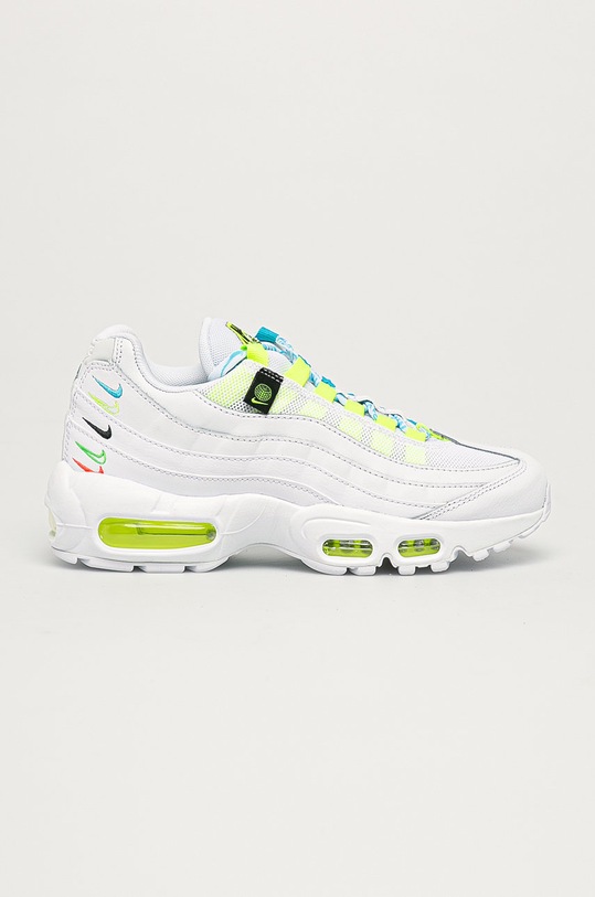 Nike Sportswear - Обувки Air Max 95 SE гладка кожа бял CV9030