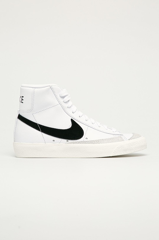 Nike Sportswear - Ghete de piele Blazer Mid 77 plată alb CZ1055