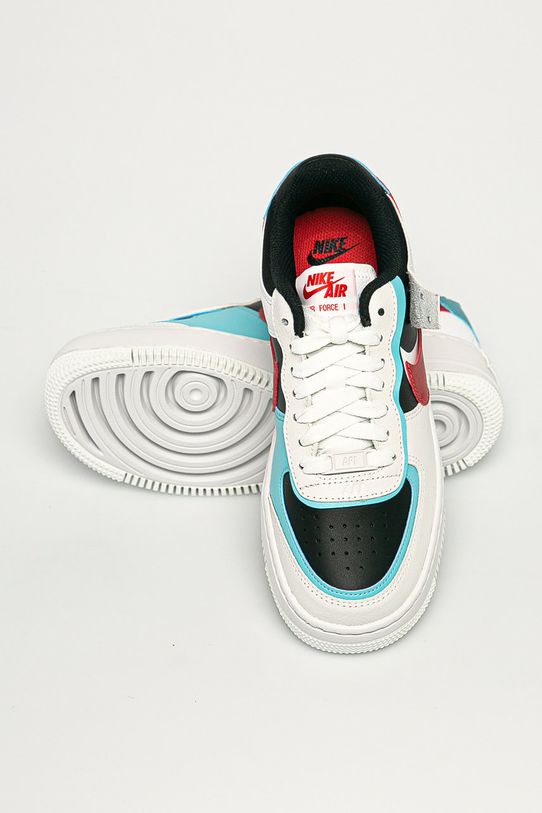Nike Sportswear - Bőr cipő AF1 Shadow DA4291 fehér