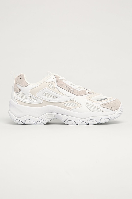 Fila - Pantofi Eletto Low piele întoarsă alb 1010974.93V