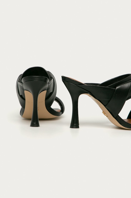 Încălțăminte Kurt Geiger London - Slapi de piele Brandy 5071400109.00 negru
