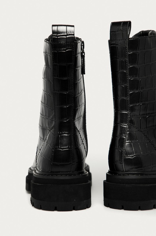 Încălțăminte Kurt Geiger London - Bocanci de piele Siva 5348500419.00 negru