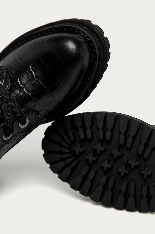 Kurt Geiger London - Bocanci de piele Siva negru 5348500419.00
