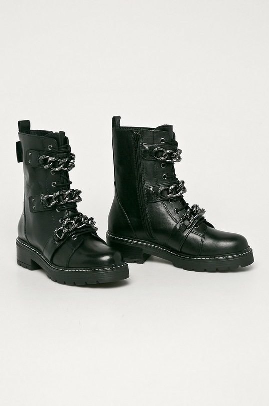 Kurt Geiger London - Bocanci de piele Storm 5402300109.00 negru AW20