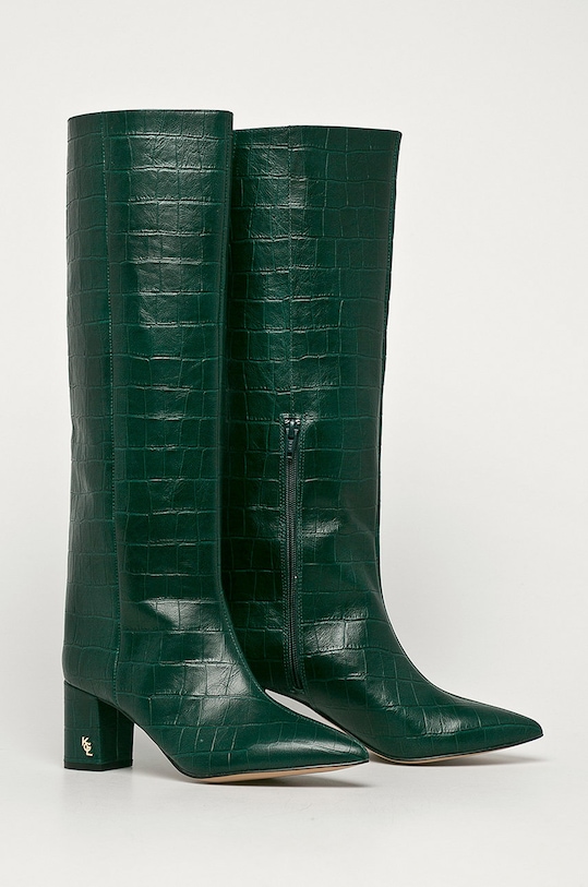Kurt Geiger London - Ghete de piele Burlington 5348471419.71 verde AW20