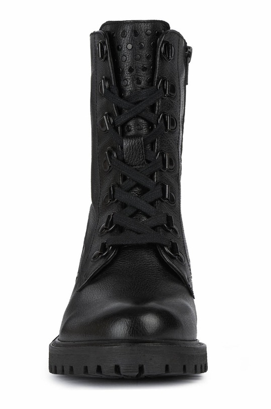 Obuwie Geox - Workery skórzane D04FTG.00085.HOARA czarny