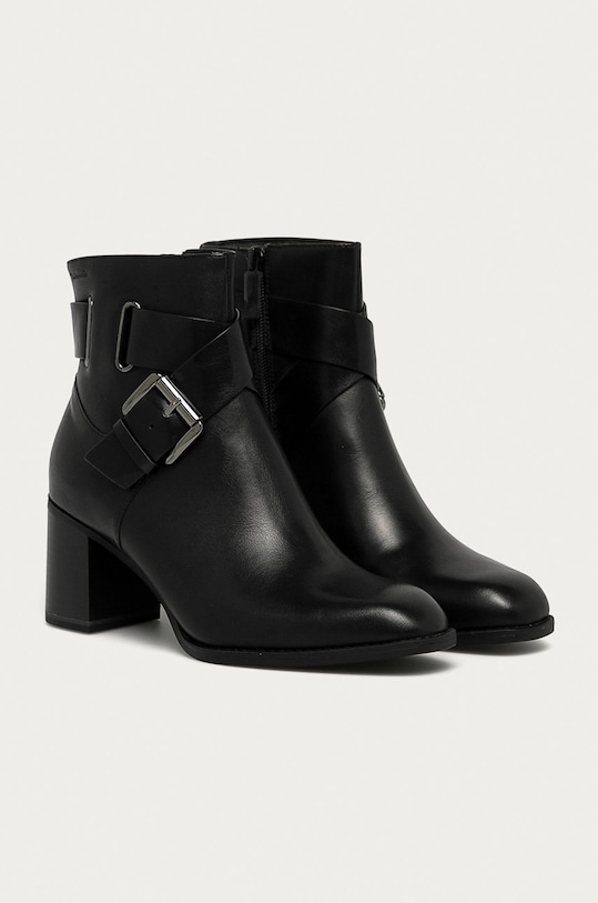Tamaris - Cizme de piele 1.1.25067.25.001 negru AW20