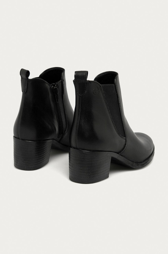 Încălțăminte Tamaris - Ghete Chelsea de piele 1.1.25043.25.001 negru