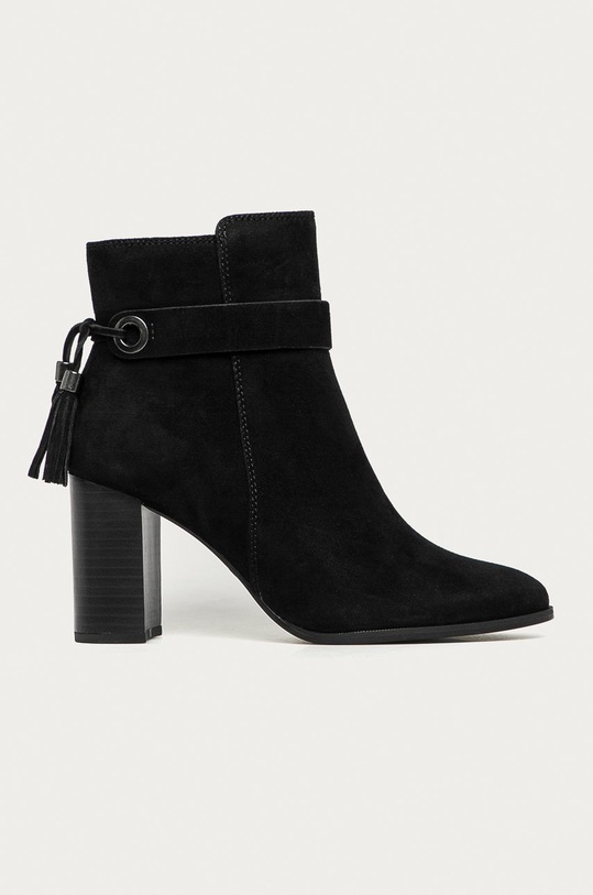 Tamaris - Cizme din piele intoarsa 5-8 cm negru 1.1.25359.25.001
