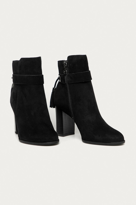 Tamaris - Cizme din piele intoarsa 1.1.25359.25.001 negru AW20