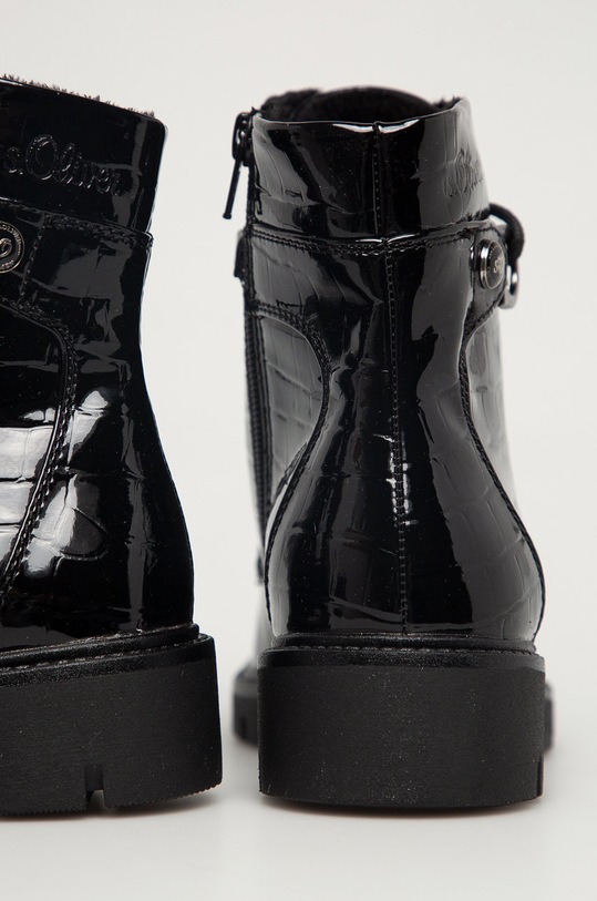 Obuv s. Oliver - Členkové topánky 5.5.25240.25.055 čierna