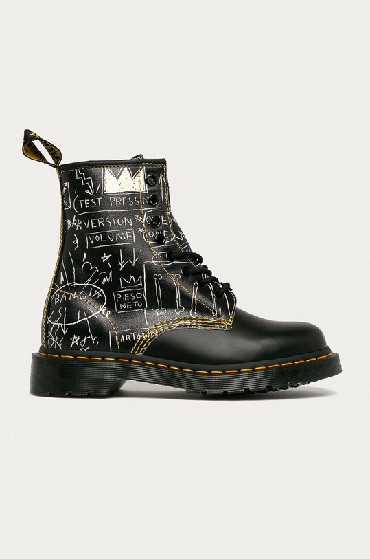 Dr. Martens - Kožené farmářky 1460 Basquiat nezateplené černá 26319009