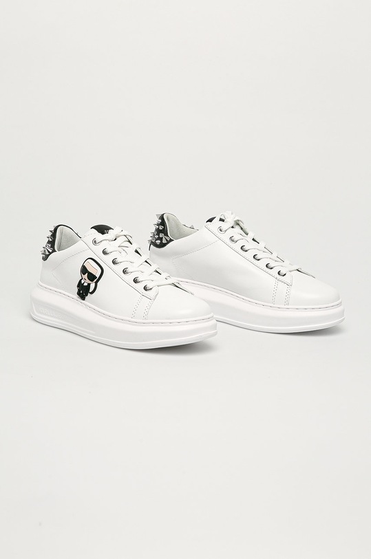 Karl Lagerfeld - Δερμάτινα παπούτσιαKAPRI KL62529.010 λευκό AW20