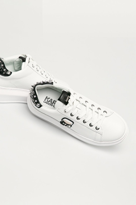 Karl Lagerfeld - Δερμάτινα παπούτσιαKAPRI KL62529.010 λευκό