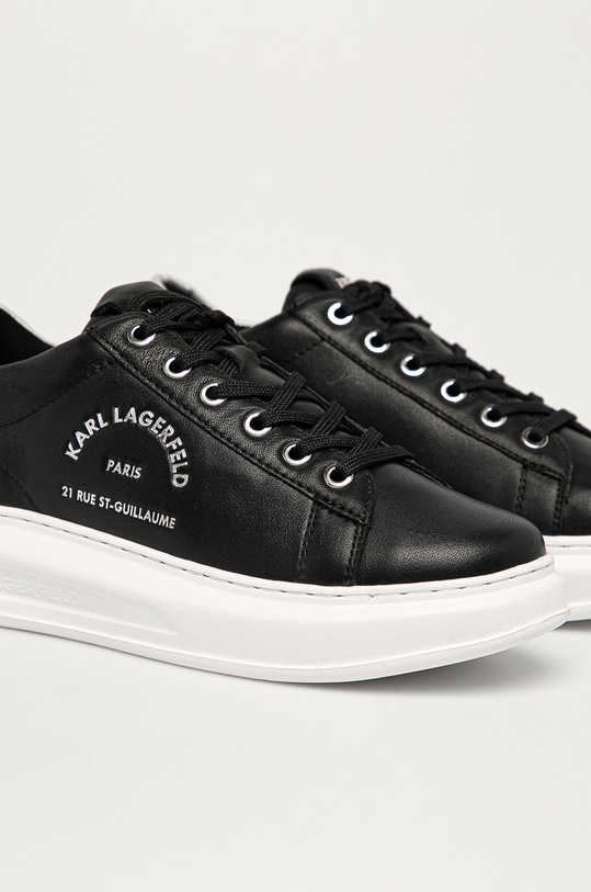 Karl Lagerfeld - Kožená obuv KAPRI čierna KL62538.00S