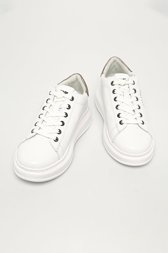 Karl Lagerfeld - Bőr cipő KL62538.01S fehér AW20