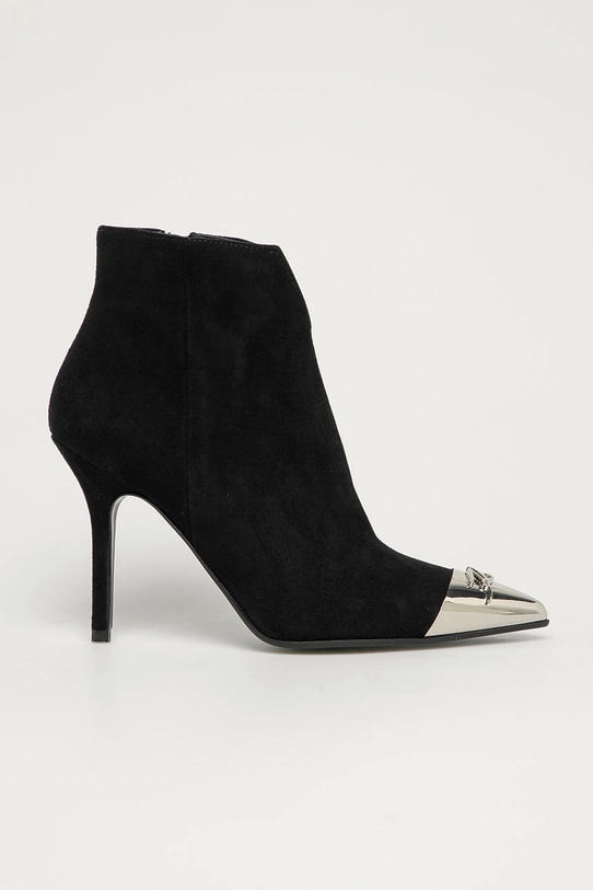 Karl Lagerfeld - Cizme de piele peste 8 cm negru KL30082.50S