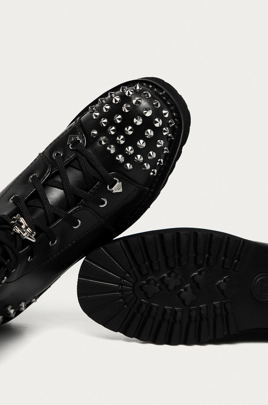 Karl Lagerfeld - Workery skórzane KL42873.00S czarny KL42873.00S