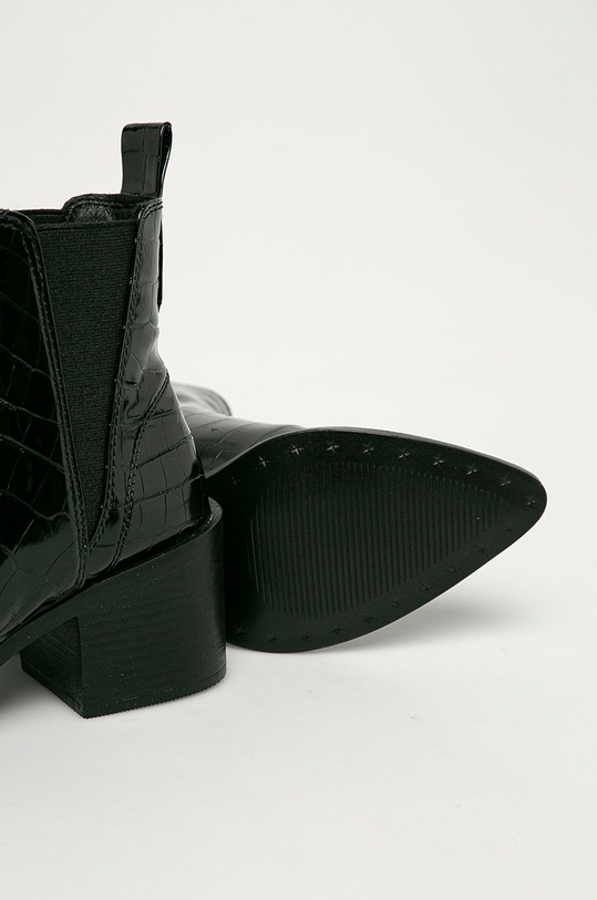 Steve Madden - Kožené kotníkové boty Audience černá SM11001150