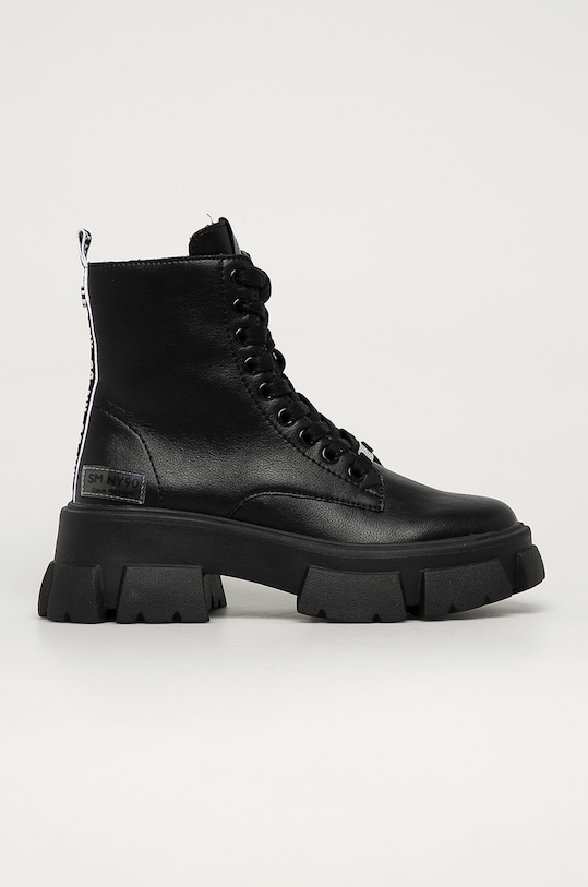 Steve Madden - Bocanci de piele Tanker usor izolat negru SM11001261