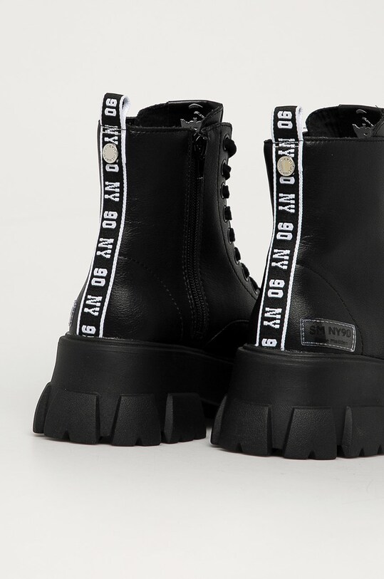 Încălțăminte Steve Madden - Bocanci de piele Tanker SM11001261 negru