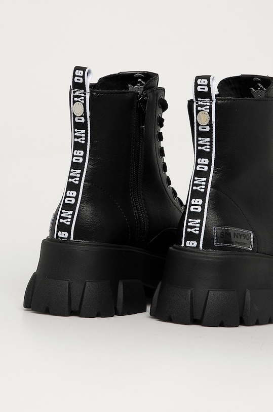 Încălțăminte Steve Madden - Bocanci de piele Tanker SM11001261 negru