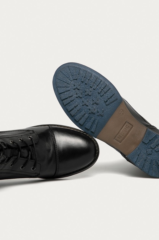 Mustang - Kožené členkové topánky čierna 2853.519.9