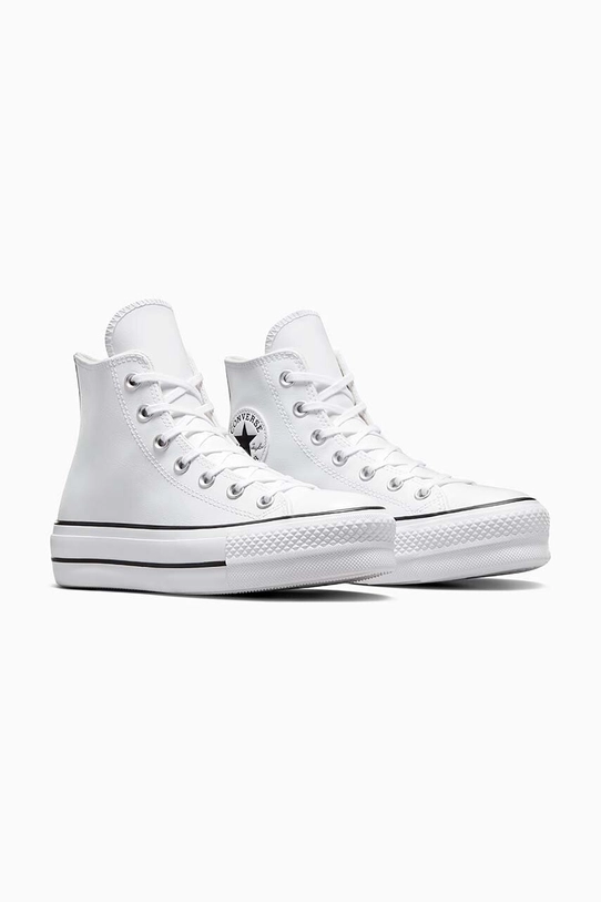 Kožené tenisky Converse Chuck Taylor All Star Lift 561676C biela AA00