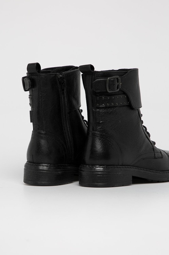 Boty Levi's - Kožené kotníkové boty 38355.0089 černá