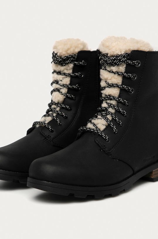 Sorel - Botki skórzane Emelie 1915601 czarny