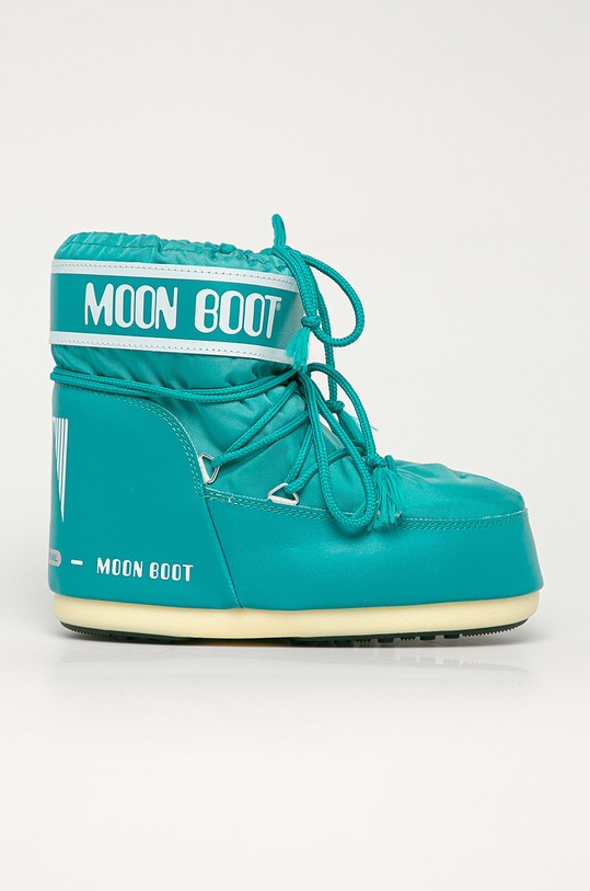 Sněhule Moon Boot Classic Low imitace kůže tyrkysová 140934.M.B.CLASSIC